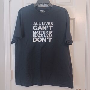 Gildan Black Lives Matter Tee Sz XL $6 T-Shirt BLOW OUT